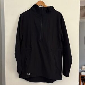Under Armour Black Half-Zip Hooded Pullover